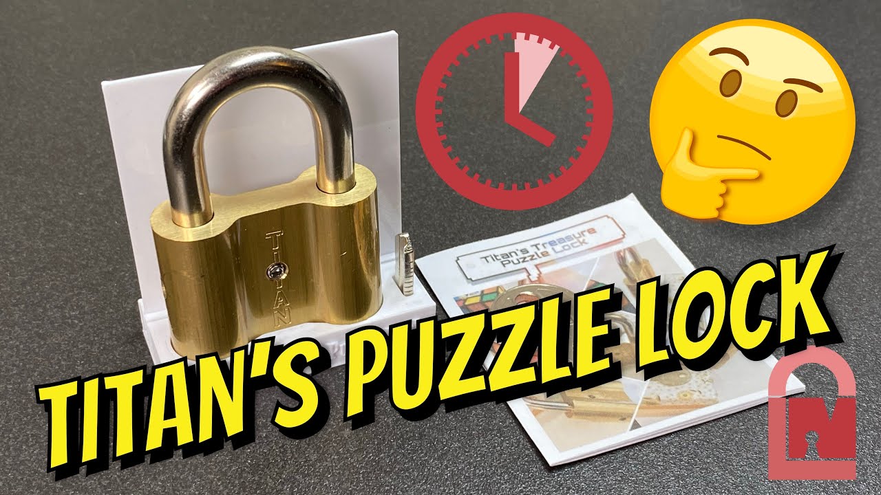 Titan’s Treasure Puzzle Lock Challenge!