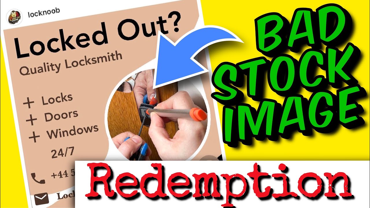 Bad Stock Image Redemption – Lock Picking Edition