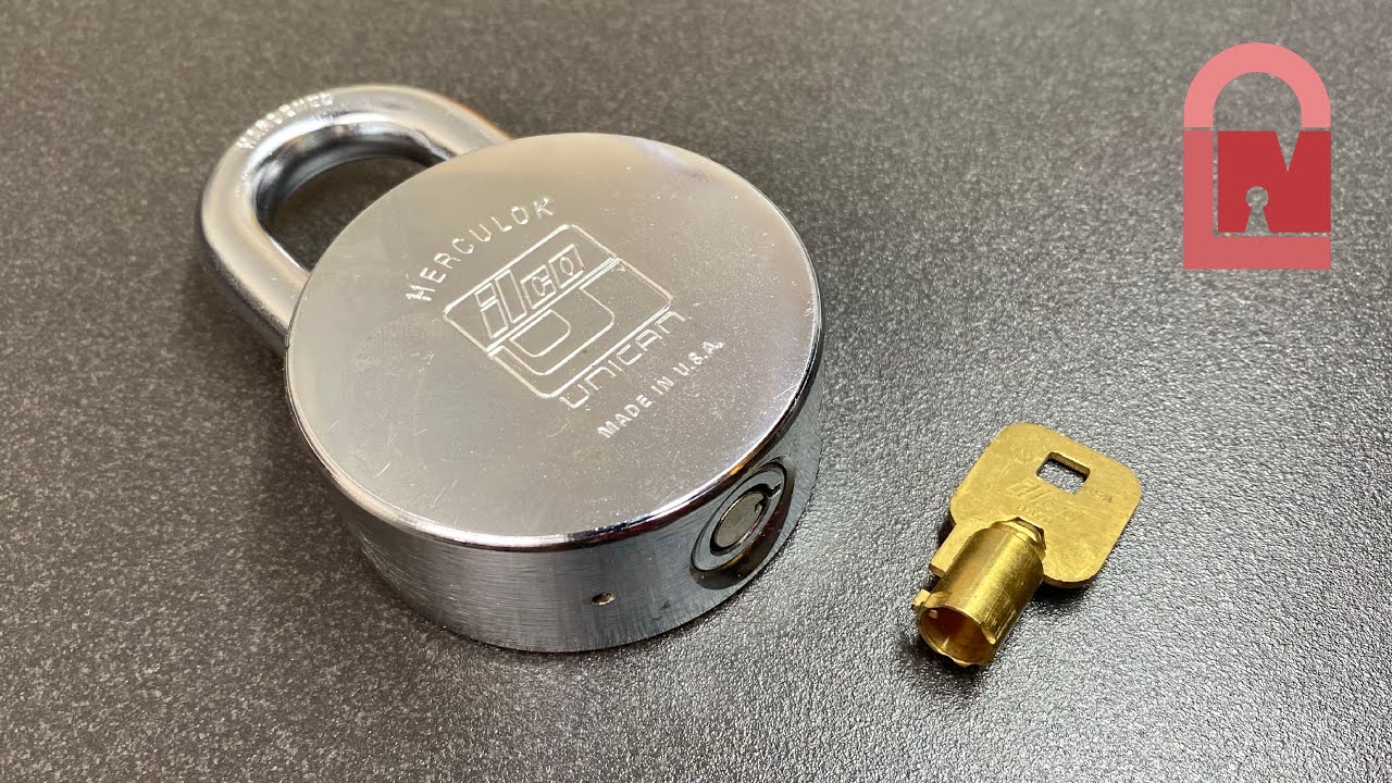 ILCO Tubular Herculok Padlock Picked