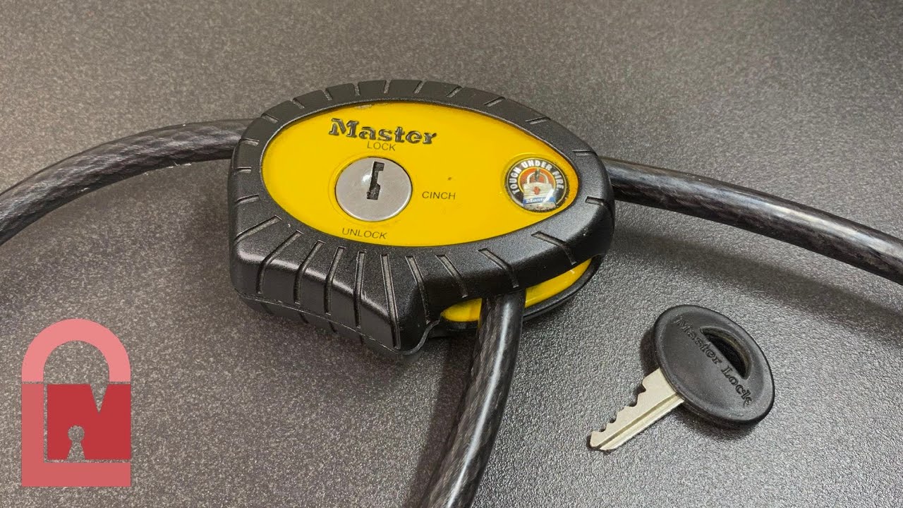Master Lock Python Bike Lock Picked