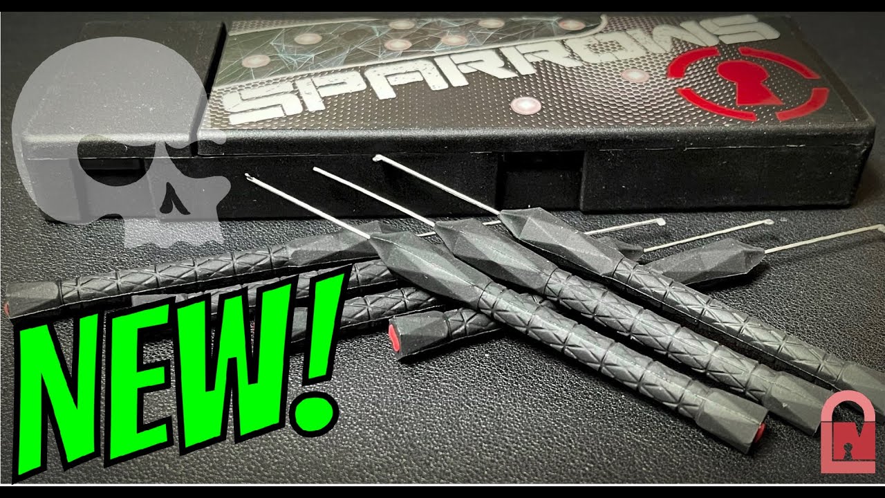 NEW Sparrows Black Flag Dimple Picks