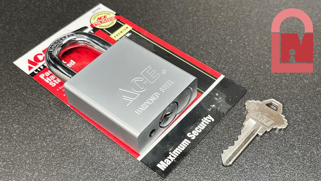 ACE Maximum Security 523745B Padlock Picked