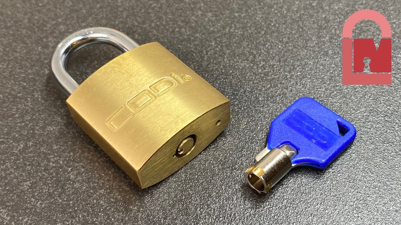 Codi Tubular Lock Padlock Picked