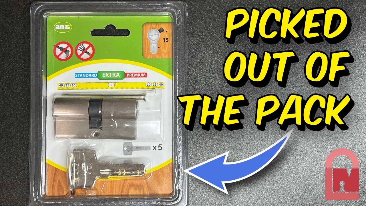 AMIG Extra Security Dimple Lock Pick and Gut