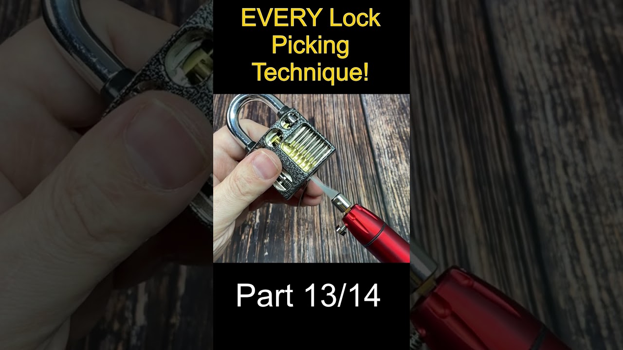 EVERY Way to Pick a Lock Part 13 #shorts