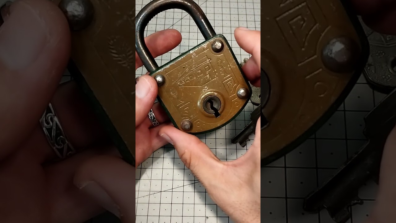 S004 CANDADO VINTAGE UCEM (UNIÓN CERRAJERA DE MONDRAGÓN) 65mm #lockpicking