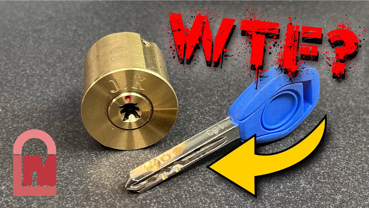 Crazy J.K Quad Axis Pin-in-Pin Lock Picked