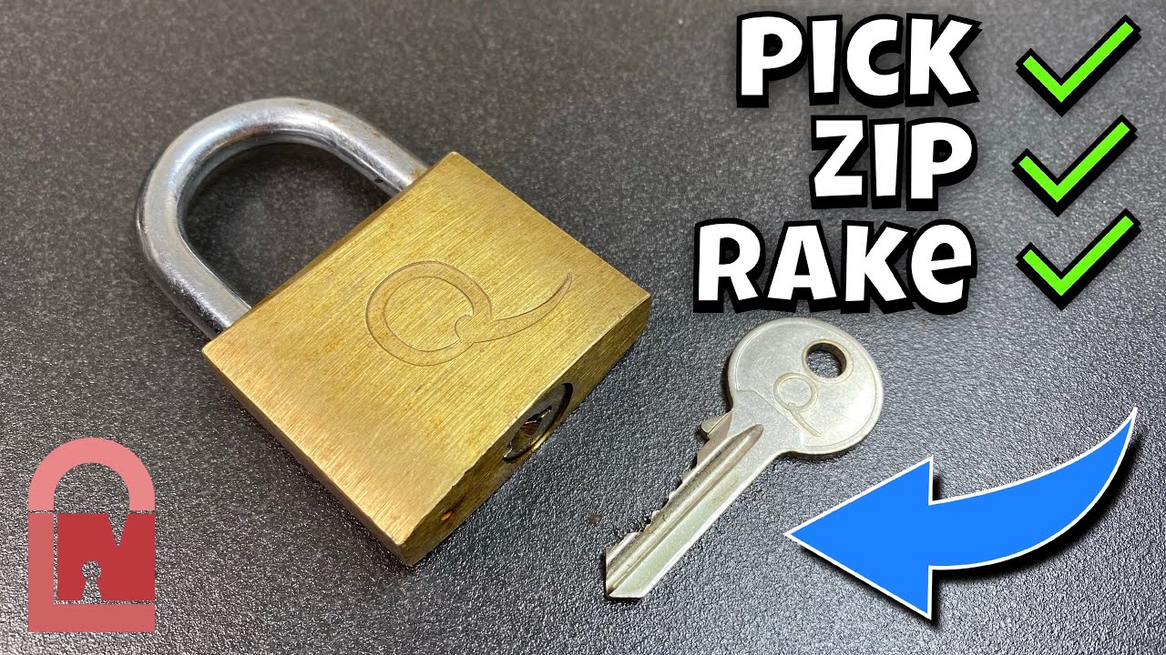 Pick, Zip and Rake – Squire QB50 Padlock