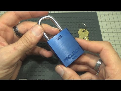 1047 BONITO CANDADO MARCA PACLOCK USA, MODELO 90A, DE LOCK