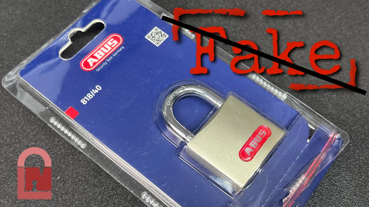 It’s not FAKE! Chinese Abus 818/40 Picked