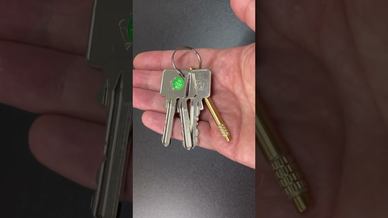 Keychain Tooth Pick Lock Pick Mod