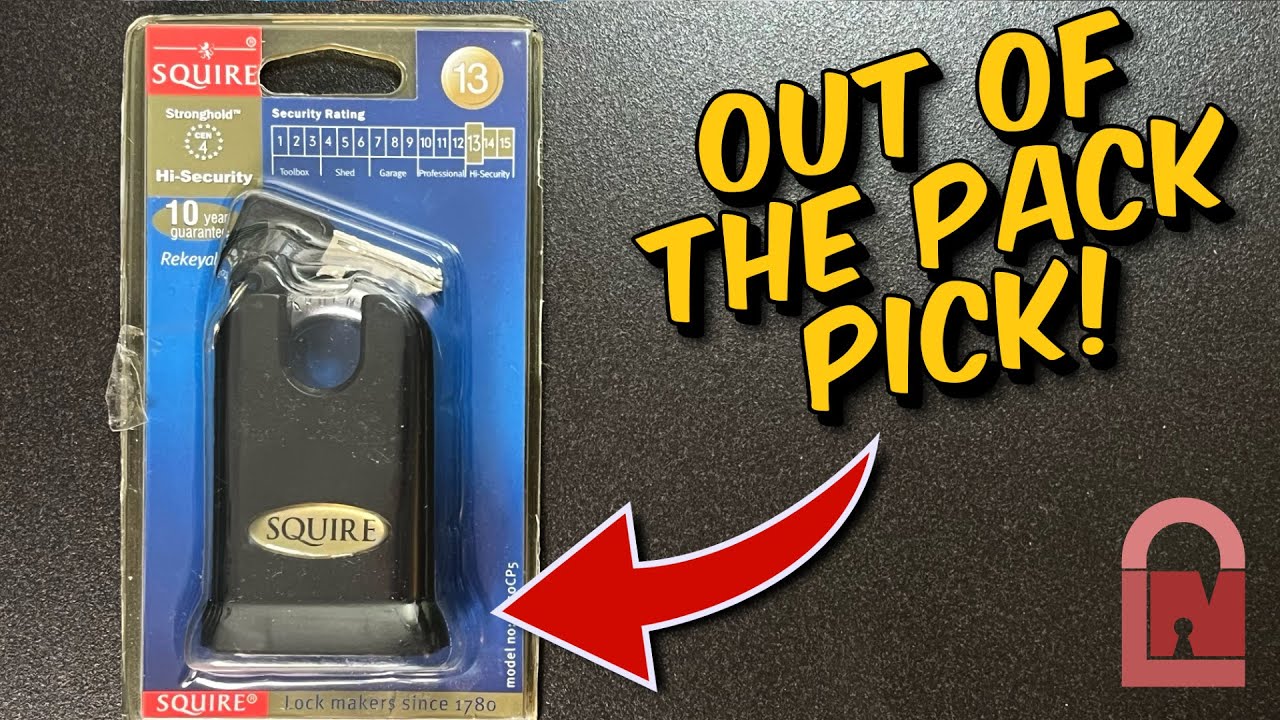 High Security Squire SS50CPS CEN 4 Rated Padlock Out of