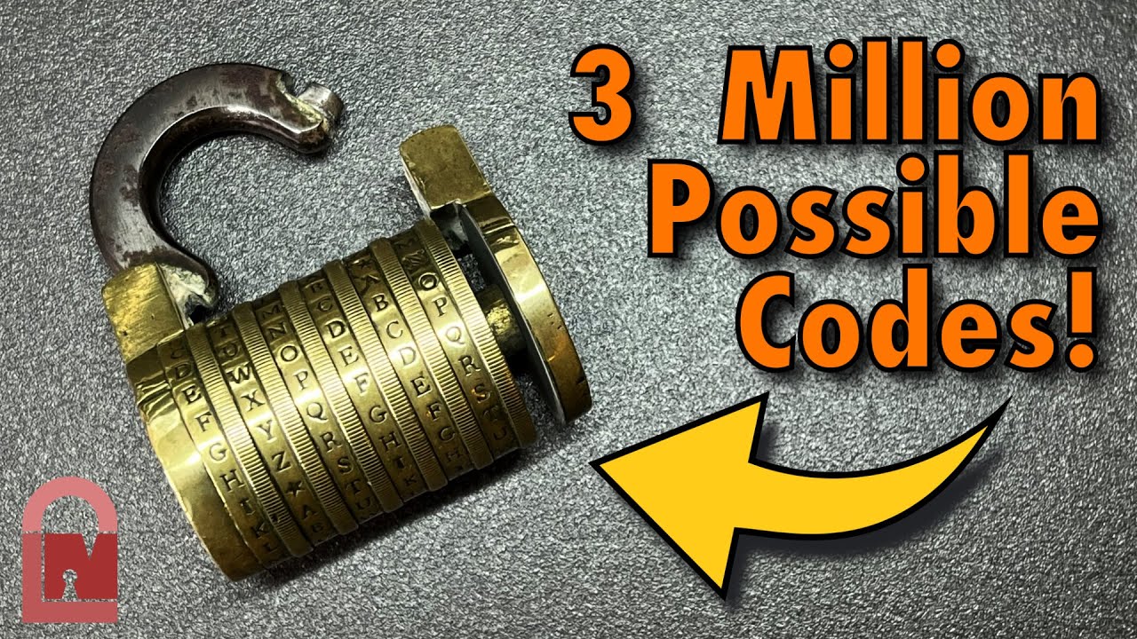 How I Decoded this Antique Combination Padlock with Over 300