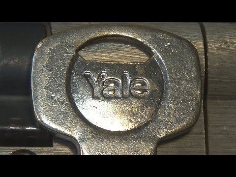 1075 ¿YALE FALSO? CILINDRO MULTIPUNTO YALE GANZUADO Y DESMONTADO sub