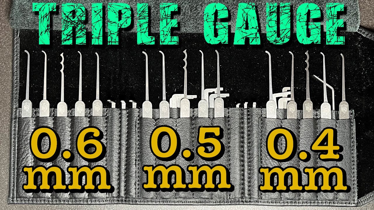 Multipick TRIPLE Gauge Pick Sets