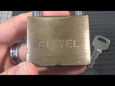 1088 CANDADO FRANCÉS "GUITEL A50" GANZUADO sub eng