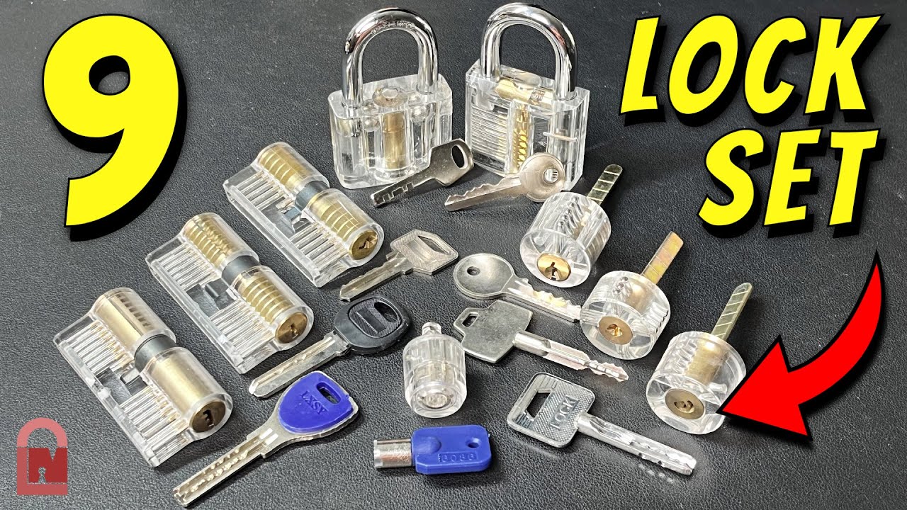 9 Piece See-Through Plastic Lock Set Review