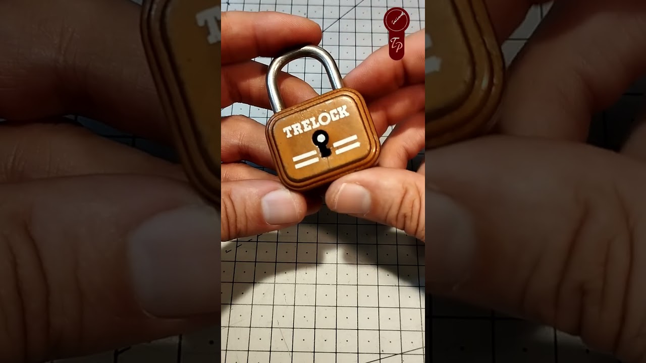 S061 CANDADO ALEMÁN VINTAGE TRELOCK #lockpicking #padlock #antiguedades