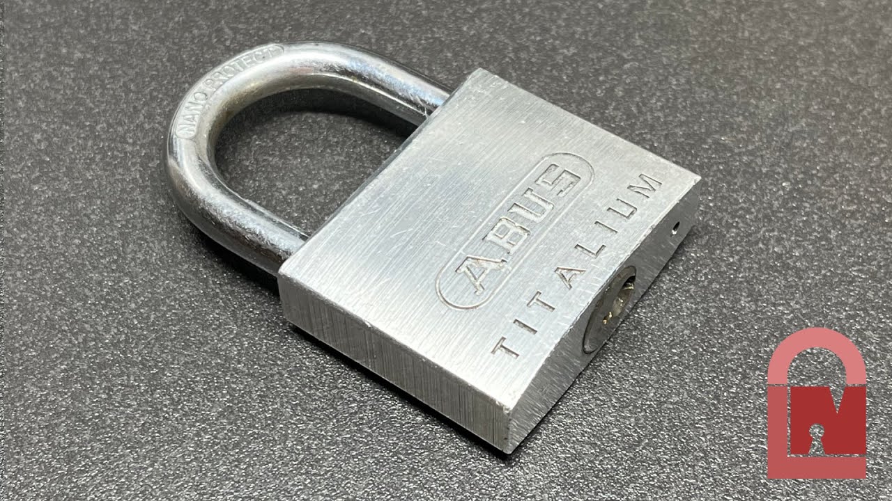 ABUS 64Ti/50 Titalium Padlock Picked