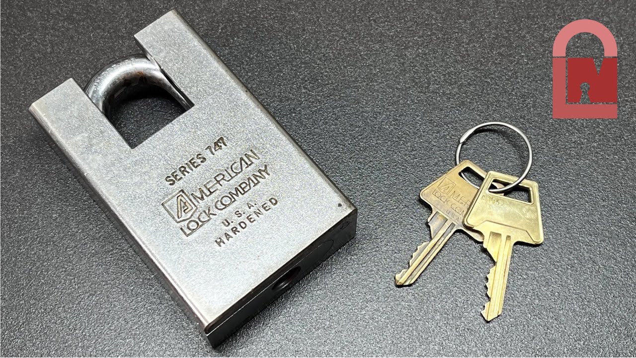 American Lock Series 747 Padlock Picked - The Big One!