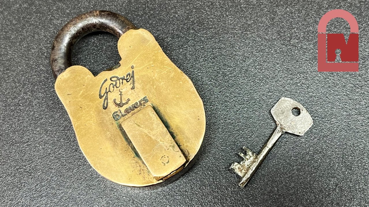 Beautiful Godrej 6 Lever Padlock Picked