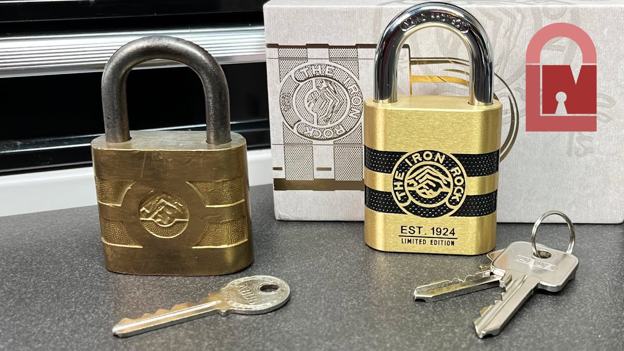 Limited Edition Abus Iron Rock 100 Year Anniversary Edition Padlock Pick and Gut