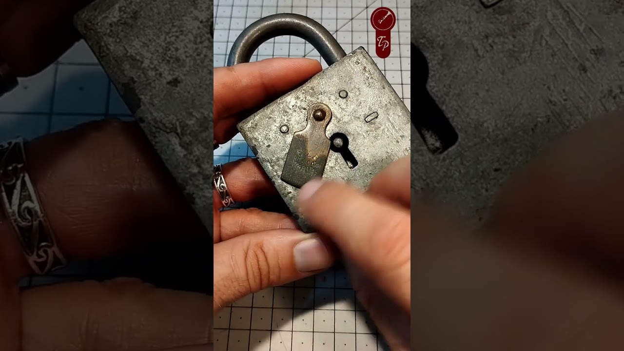 S066 CANDADO VINTAGE FRANCÉS "ULTRA"  eng sub #lockpicking #padlock #antiguedades #antiques