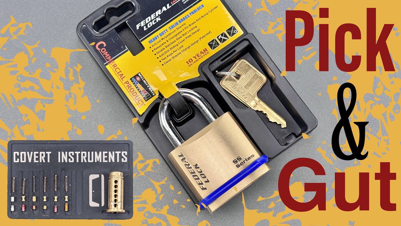 [1622] Pick & Gut: Federal 720B Padlock