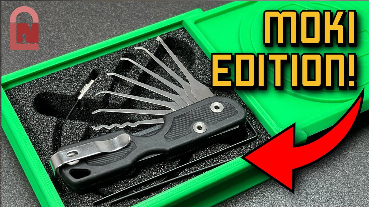 Lockmaster Jackknife Moki Edition Folding Lock Pick Set