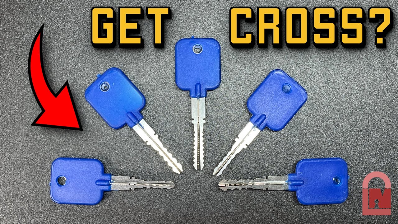 Ali Express Cross Key Lock Jiggler Keys