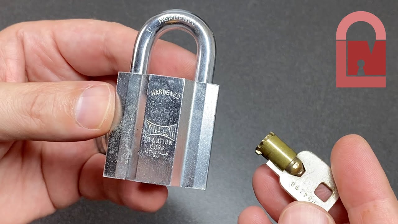 Awesome Vintage Dynalok Tubular Padlock Picked