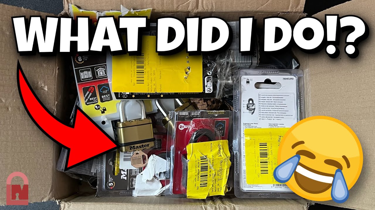 Big Box of Master Lock Customer Returns Picked