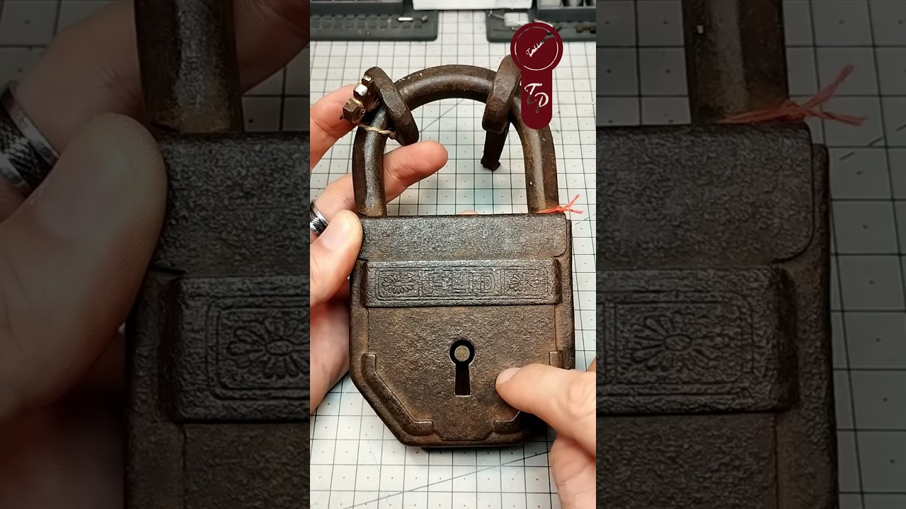 S084 MASIVO CANDADO "FLID" VINTAGE #lockpicking #padlock #antiguedades #antiques #candado
