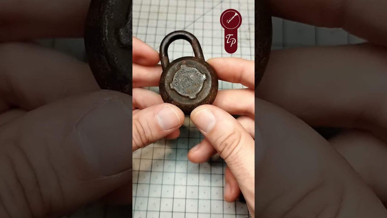 S086 CANDADO ALEMÁN F.W. LULING #lockpicking #padlock #antiques #candado