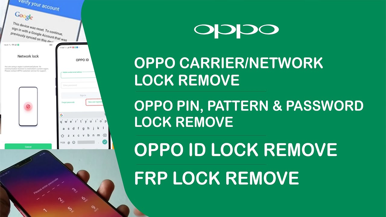 How to Unlock Oppo Find X3 Lite - CPH2145 Carrier/Network Lock, FRP and Oppo ID/Account Lock