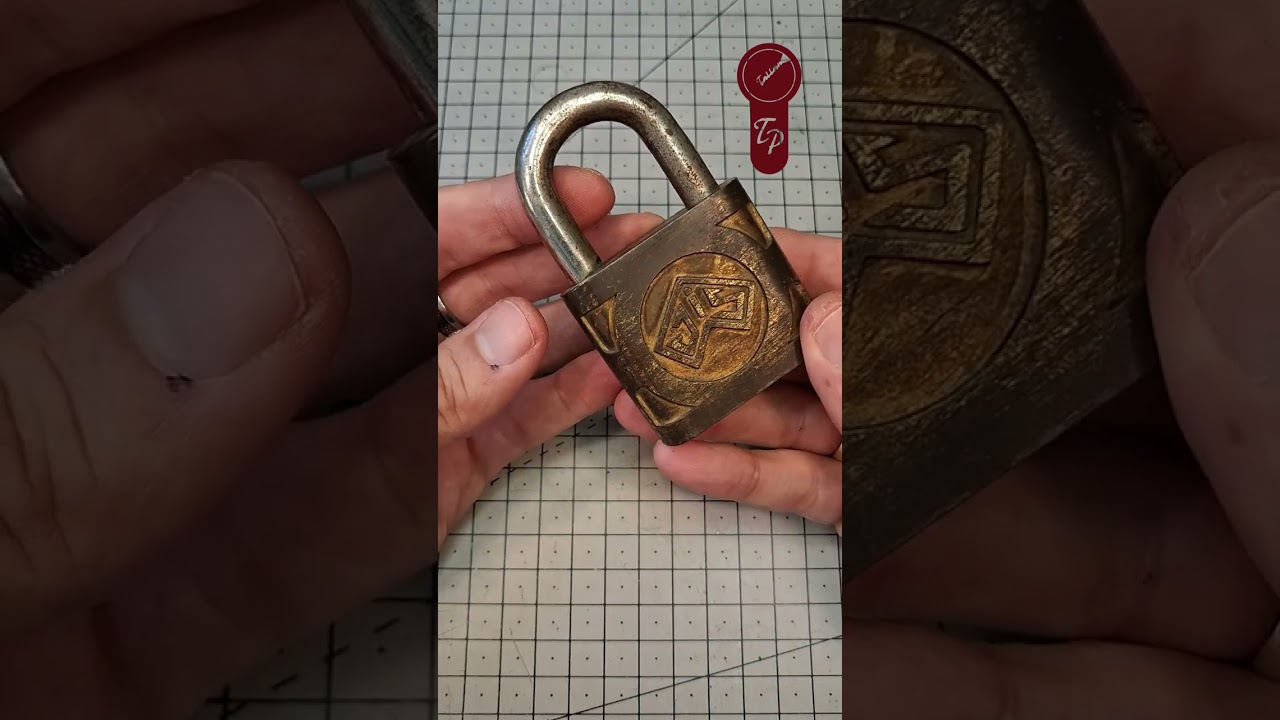 S111 MUY BONITO, CANDADO VINTAGE JIS AÑOS 50-70 #antiques #lockpicking #candado #padlock #candado