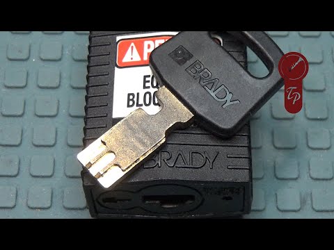 1210 ESTO ES DIFERENTE, CANDADO BRADY LOCKOUT DE POMPAS GANZUADO Y DESMONTADO  sub eng