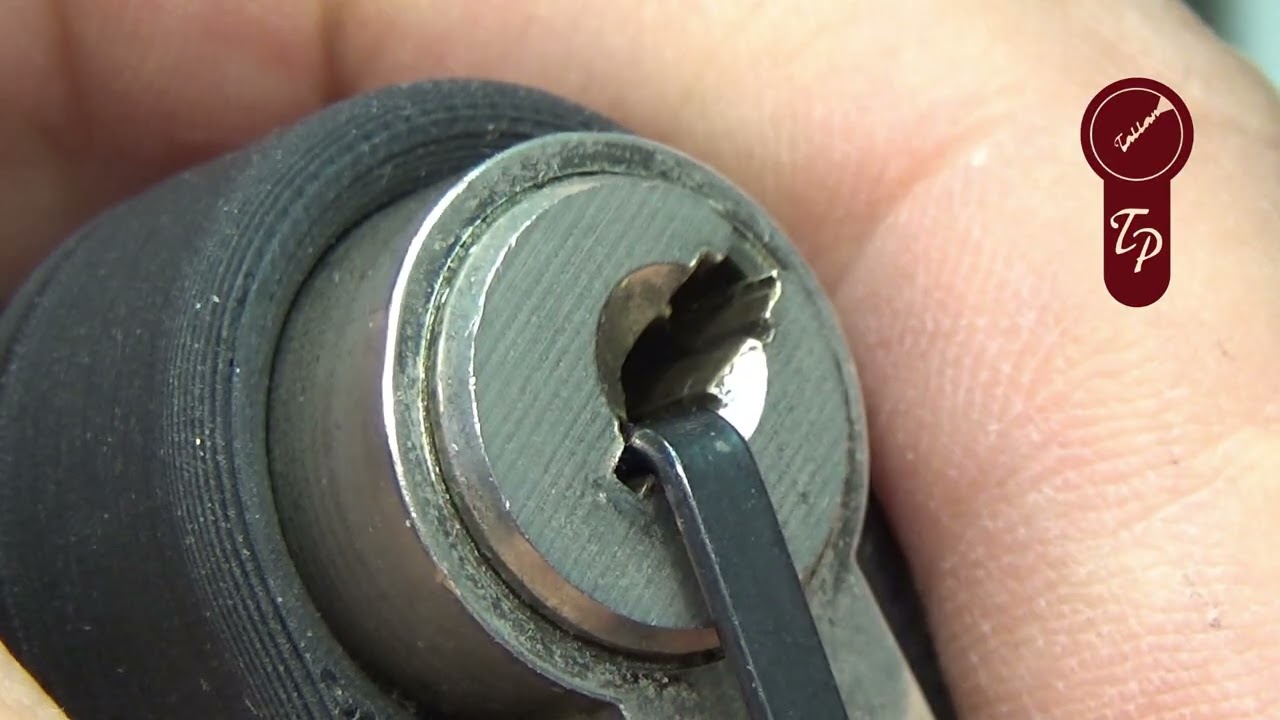 1212 CILINDRO SERRETA REVERSIBLE "BKS LIVIUS" GANZUADO Y DESMONTADO  sub eng