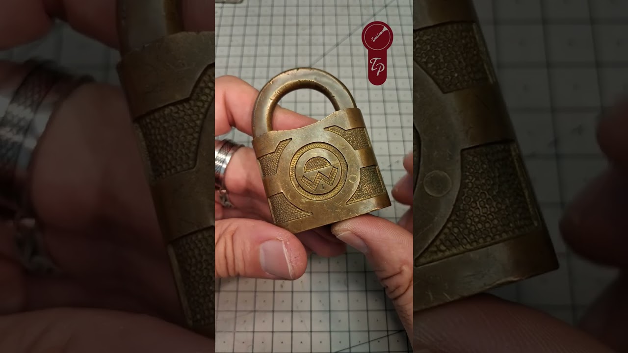 S133 CANDADO VINTAGE ALEMÁN DE LA MARCA "VOLM" sub eng #lockpicking #candado #antiques