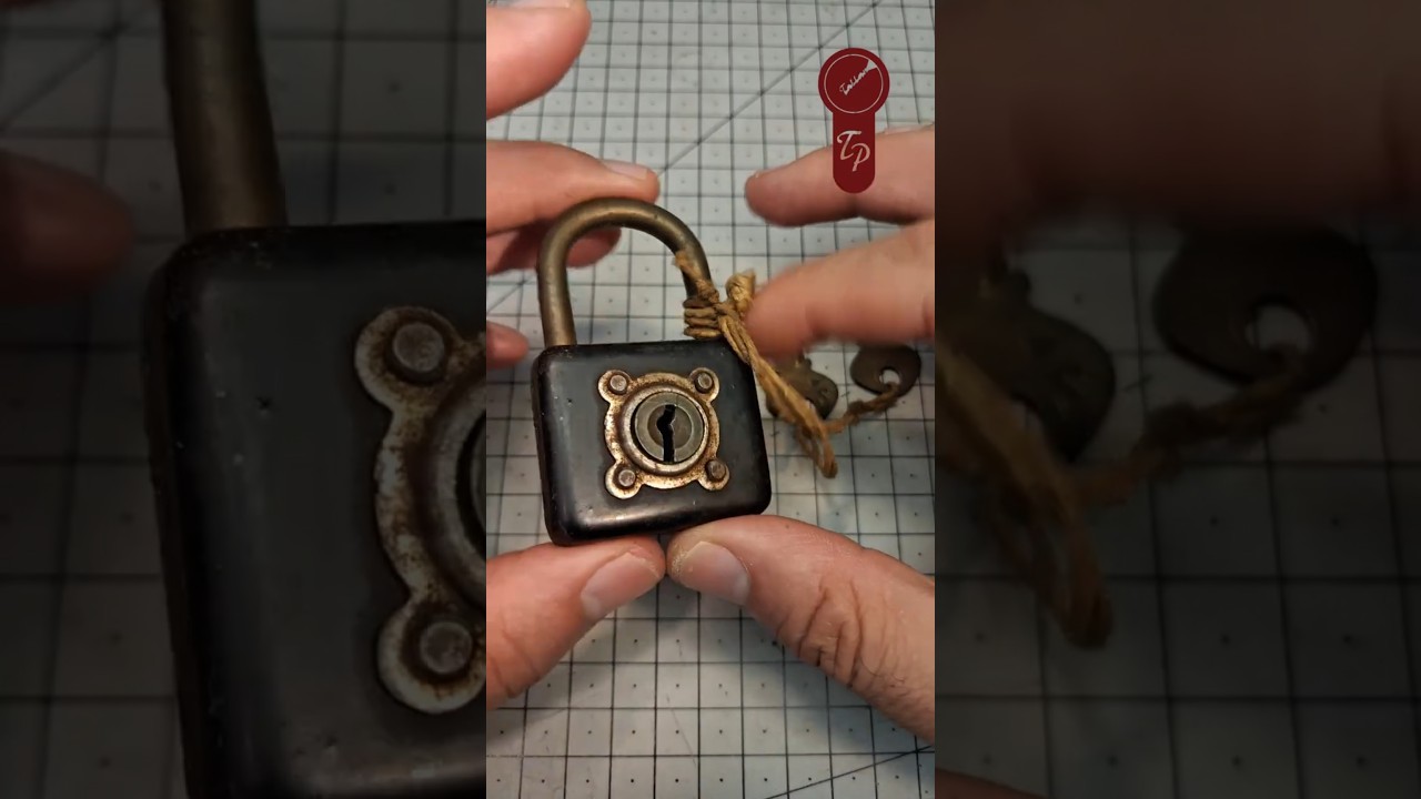 S137 CANDADO VINTAGE RGM MODELO 402 AÑOS 60 #lockpicking #antiques #padlock #candado