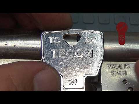 1245 CILINDRO MULTIPUNTO TECON "TC AR" GANZUADO DESMONTADO sub eng #lockpicking #ganzúas #locksmith