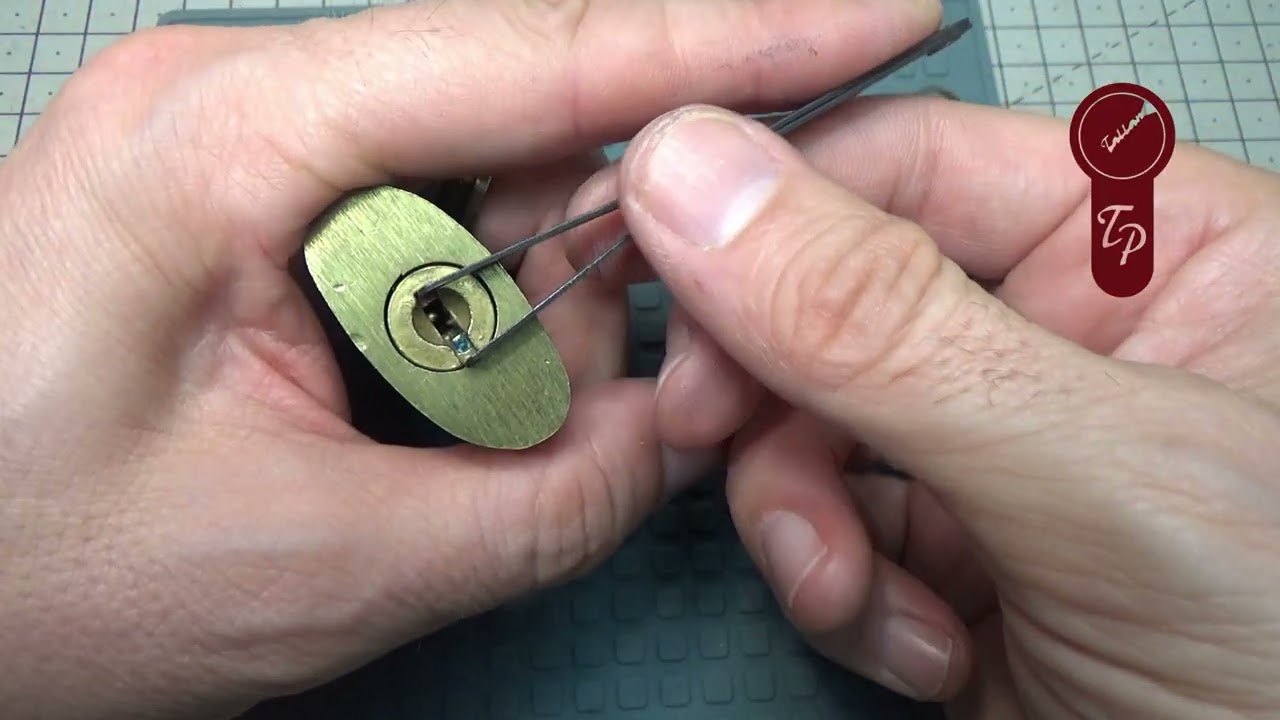1254 CANDADO REESE AÑOS 50 GANZUADO  sub eng #lockpicking #ganzúas #cerrajería