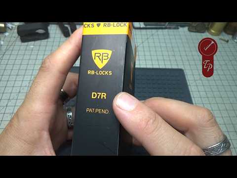1261 CILINDRO ANTIIMPRESIÓN RB "D7R" GANZUADO Y DESMONTADO subeng #cerrajería #lockpicking #ganzúas