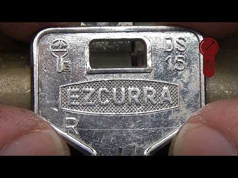 1265 EL MÁS CRITICADO, CILINDRO EZCURRA DS15R GANZUADO Y DESMONTADO  sub eng #lockpicking #ganzúas