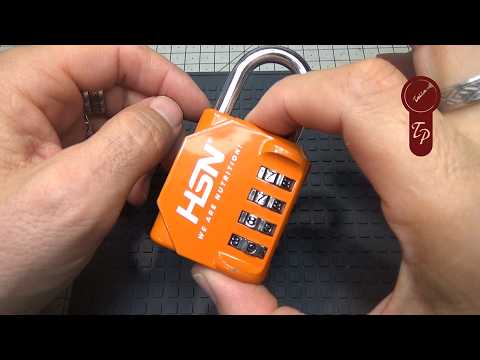 1266 DECODIFICACIÓN DE CANDADO CUATRO RUEDAS sub eng #lockpicking #ganzúas #candado #seguridad